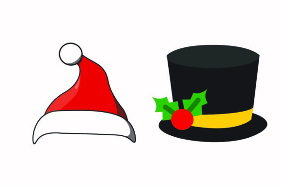 Christmas Cap Fluffy Illustration Vector for Editorial Use