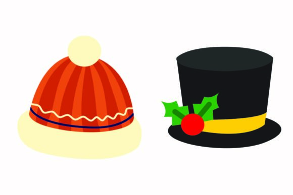 Christmas Cap Warm Illustration Vectors for Branding and Packaging