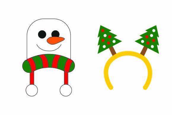 Christmas Hat Celebration Illustration for Branding and Marketing