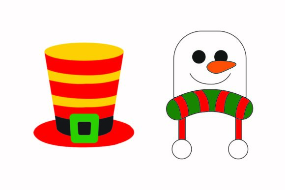 Christmas Hat Funny Design Illustration for Digital Sellers