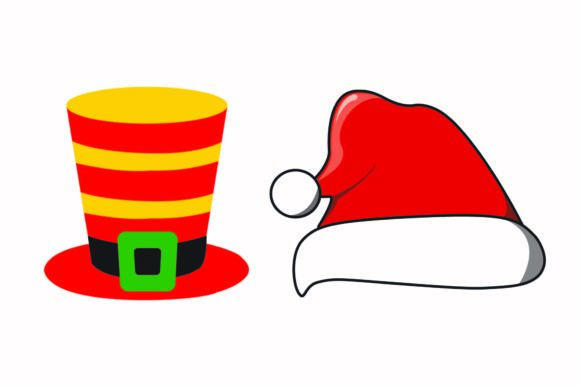 Christmas Hat Funny Designs Illustration for Digital Sellers