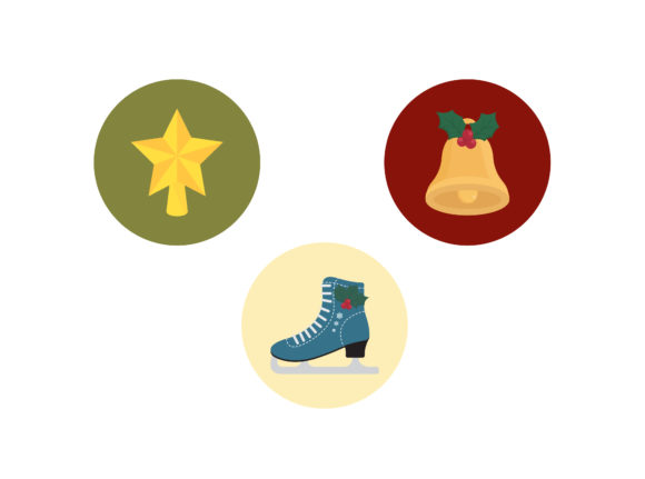 Christmas Icon Bell Vector Bundle for Local Branding and Packaging