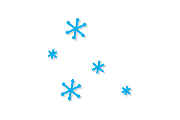 Christmas Illustration Snow Fall Asset