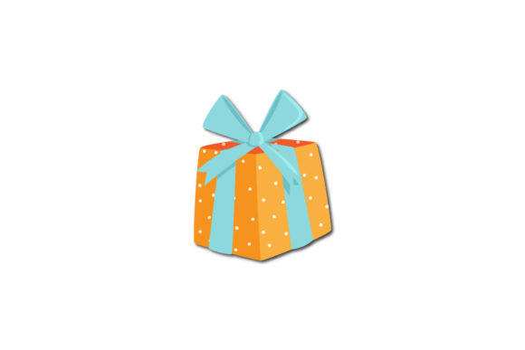 Christmas Vector Gift Illustration for Digital Sellers