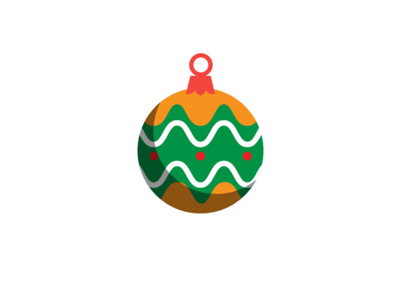 Christmas Vector Ornament Asset for Festive Branding