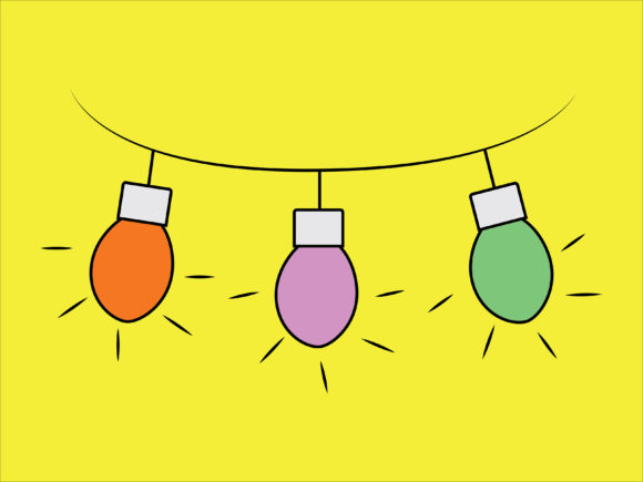 Illustration Christmas Background 37 for Local Business Branding