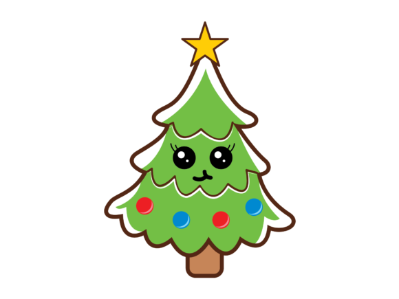 Kawaii Christmas Illustration-023 for Handmade Creations