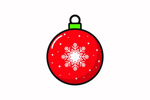 Lamp Snowflake Christmas Icon Illustration Review