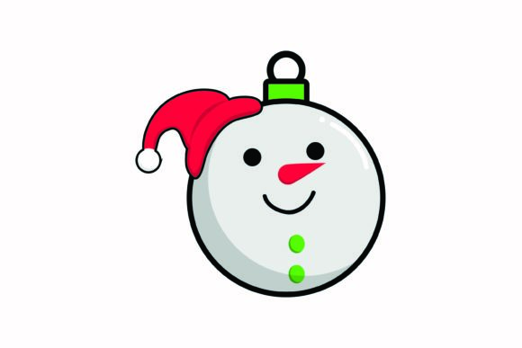 Santa's Lamp Christmas Icon Illustrations